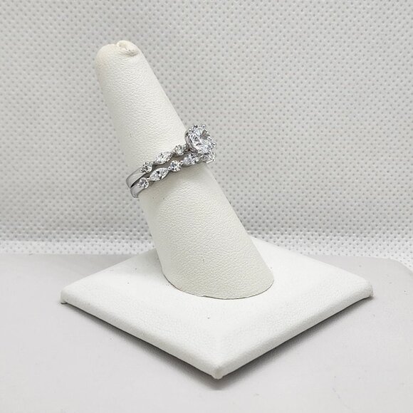 Brand New Sterling Silver 925 2pcs Multi Gemstone Ring - Picture 1 of 5